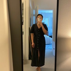 Zara button up dress duster